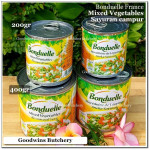 Vegetable Bonduelle France tin MIXED VEGETABLE 400g
